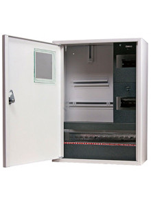 Шкаф e.mbox.stand.n.f3.24.z.е металлический, под 3-ф. электронный счетчик, 24 мод., навесной, с замком.
