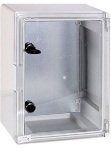 Шкаф ударопрочный из АБС-пластика e.plbox.300.400.195.tr, 300х400х195мм, IP65 с прозрачными дверцами