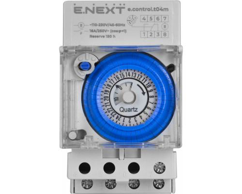 Реле времени электромеханическое e.control.t04m