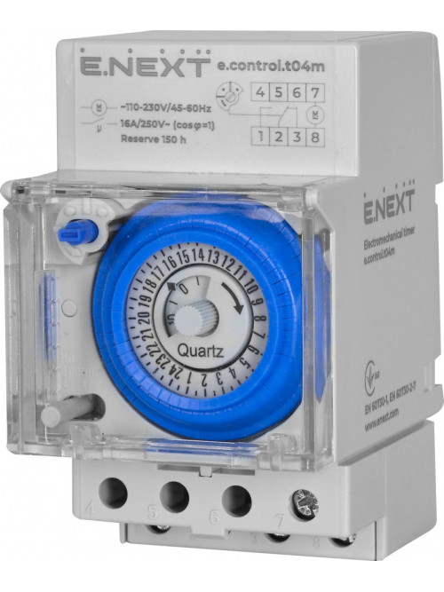 Реле времени электромеханическое e.control.t04m