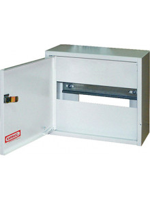 Шкаф распределительный e.mbox.RN-6-P-Z мет. навесной, 6 мод. c замком, 215х150х125 мм