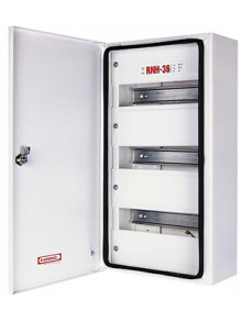 Шкаф распределительный e.mbox.RNH-36 мет., герметичн. IP 54, навесной, 36 мод., 480х255х115 мм