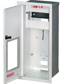 Шкаф распределительный e.mbox.RW-1-P мет. встраиваемый, 1-ф. счетчик,6 мод., 395х175х165 мм