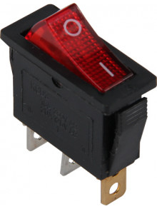Переключатель клавишный e.switch.key.03, 3 pin, узкий, с индикацией