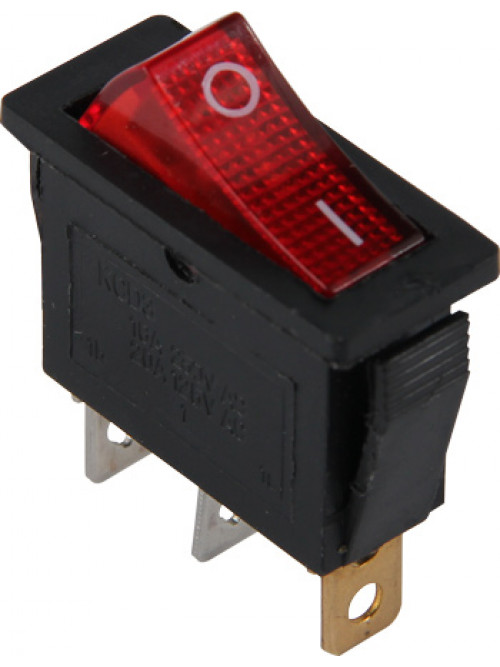 Переключатель клавишный e.switch.key.03, 3 pin, узкий, с индикацией