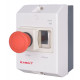 Корпус пластиковый e.mp.pro.box IP54 с кнопкой "Стоп"