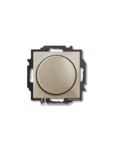 Светорегулятор поворотный 400Вт, цвет Шампань, ABB Basic 55