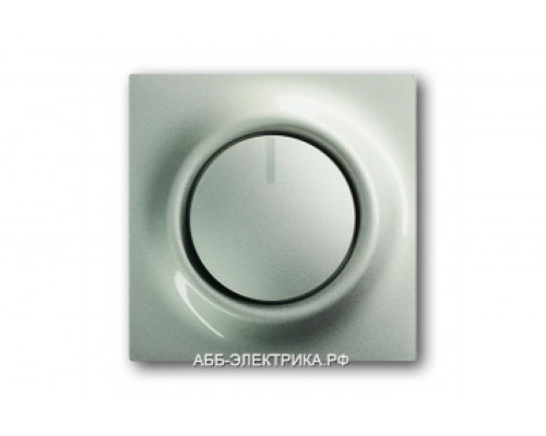 Светорегулятор поворотно-нажимной 400Вт для л/н и эл.трансф-ов, цвет Шампань, ABB Impuls