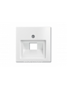 Компьютерная одинарная розетка кат.5е, цвет Белый, ABB Basic 55