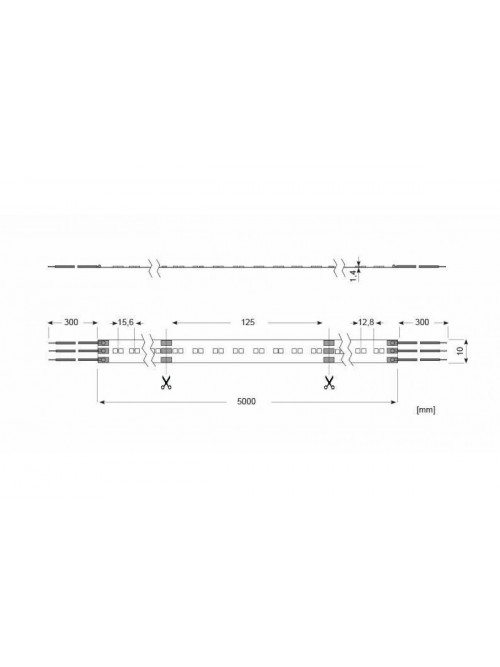 LED Essence Strip TW 2200, 96W TW/24V 5M