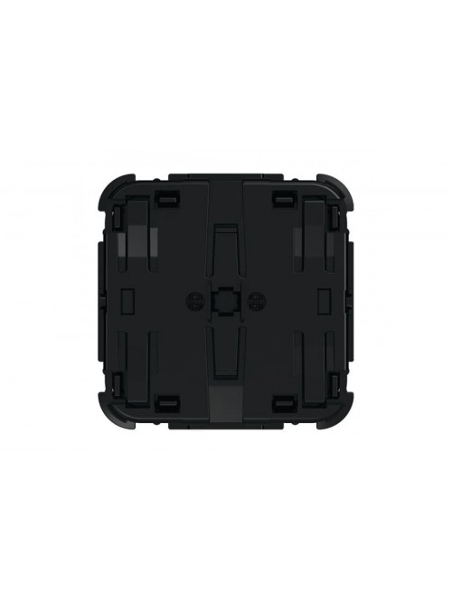 Busch-Jaeger – 62721-WL Busch-flexTronics Control Element for Modular Jack Double push button with Orientation light 2gang black - 63x63