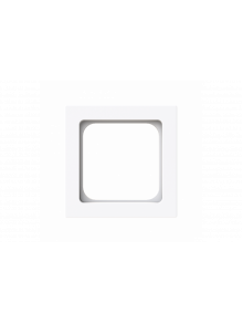 Cover plate Telecommunication inserts 50 x 50 mm studio white - Busch-art linear