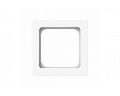 Cover plate Telecommunication inserts 50 x 50 mm studio white - Busch-art linear