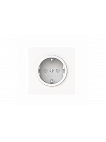 SCHUKO® socket insert Without imprint Safety Shutter Protective contact (SCHUKO) studio white matt  - Busch-art linear