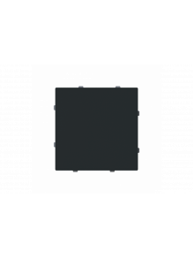 Busch-Jaeger – 1742-45M Cover plate Blind cap with Mounting plate black matt - Busch-art linear