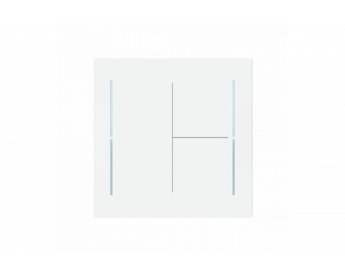 Busch-Jaeger – LFW/A.3.70.11-44M Cover plate studio white matt - Busch-art linear