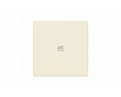 Busch-Jaeger – LFST/A.1.63.11-82 Cover plate with legend with Symbol "scene" ivory white - 63x63