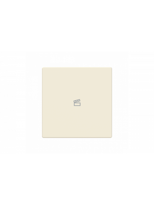 Busch-Jaeger – LFST/A.1.63.11-82 Cover plate with legend with Symbol "scene" ivory white - 63x63