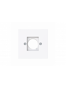 Cover plate XLR 1 gang studio white - Busch-art linear