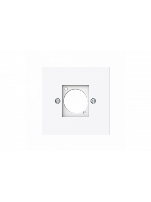 Cover plate XLR 1 gang studio white - Busch-art linear