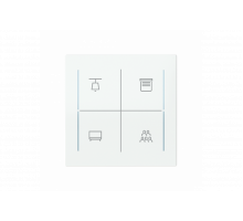 Busch-Jaeger – LFW/A.0.70.11-CK Cover plate studio white - Busch-art linear