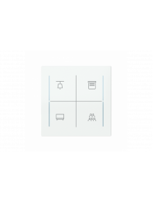 Busch-Jaeger – LFW/A.0.70.11-CK Cover plate studio white - Busch-art linear