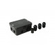 Junction box AK2-IP65, black, with 3 cable glands M20