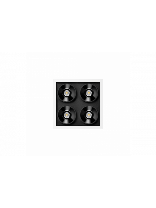 Black Foster Recessed 2x2