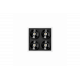Black Foster Recessed 2x2