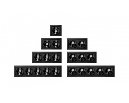 Black Foster Recessed 2x2