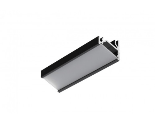 профиль LED CORNER12.v2 EF/U 2000 чёрный анодированный в упаковке