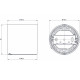 Surface frame thePixa WH