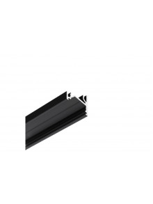 профиль LED CORNER12.v2 EF/U 2000 чёрный анодированный в упаковке