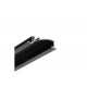profil LED FLAT8 H/UX 2000 czarny anod. /op