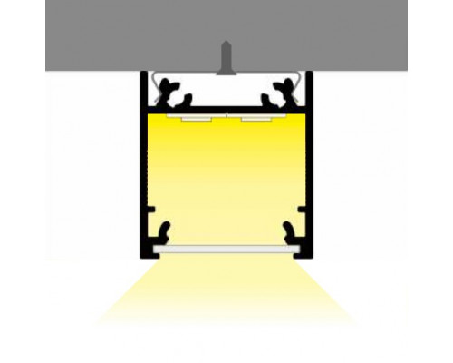 Profil LED aparent LINEA 20, alb, lungime 2m