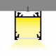 Profil LED aparent LINEA 20, alb, lungime 2m