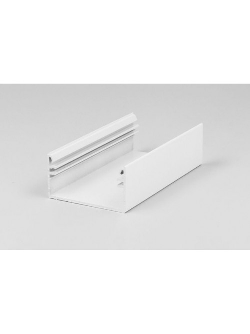 Profil LED aparent LOWI C10, alb, lungime 2m