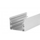 Profil LED aparent PHIL53 C10, aluminiu neanodizat, lungime 2m
