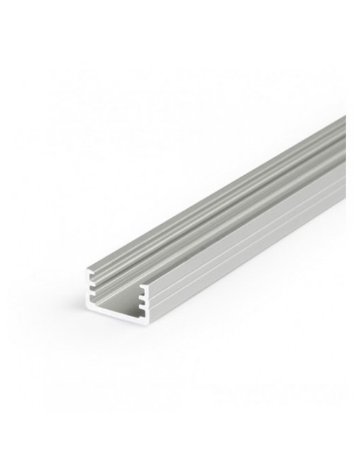 Profil LED aparent SLIM 8, aluminiu anodizat, lungime 2m