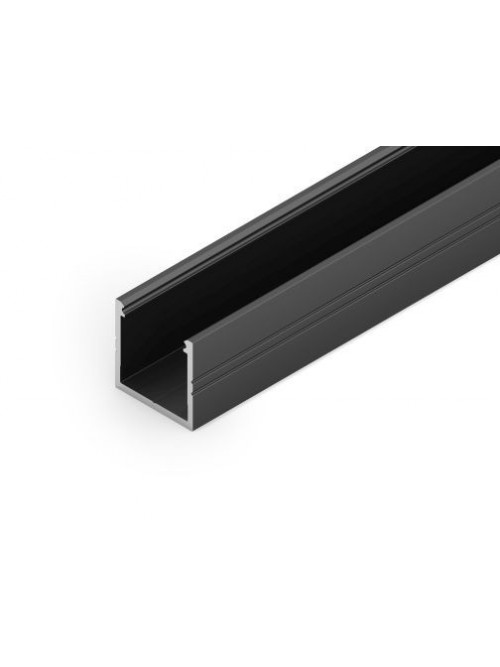 Profil LED aparent SMART 16, negru, lungime 2m