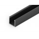 Profil LED aparent SMART 16, negru, lungime 2m