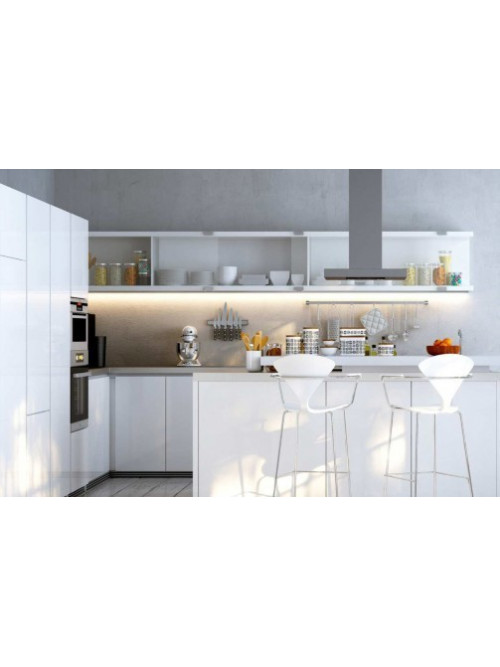 Profil LED aparent WIDE 24, alb, lungime 2m