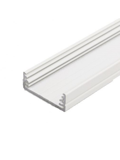 Profil LED aparent WIDE 24, alb, lungime 2m