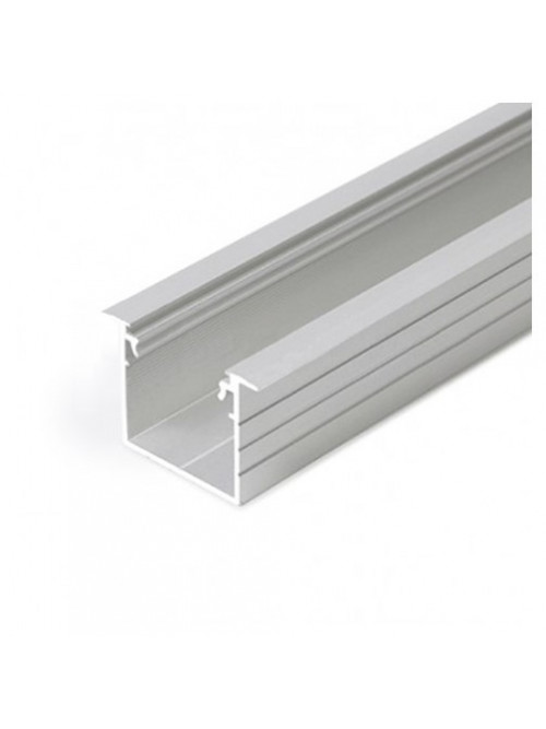 Profil LED încastrat LINEA IN 20, aluminiu anodizat, lungime 2m