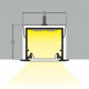 Profil LED încastrat LINEA IN 20, aluminiu anodizat, lungime 2m