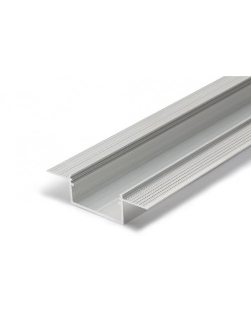 Profil LED încastrat VARIO 30-04, aluminiu neanodizat, lungime 2m