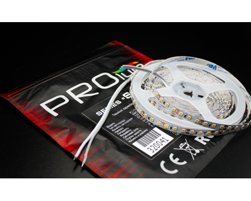 bandă LED PROLUM™ 12V; 2835\120; IP20; Seria „SG”, alb cald (2800-3200K)
