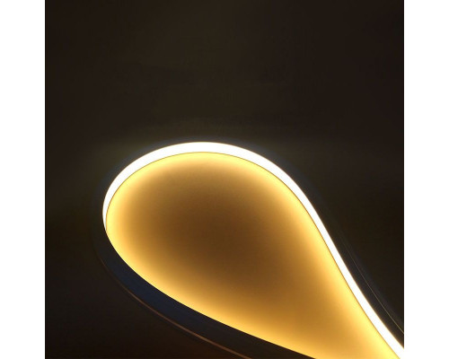 LED neon PROLUM™ 10x10, IP68, 12V, seria „ST”, alb cald, PRO