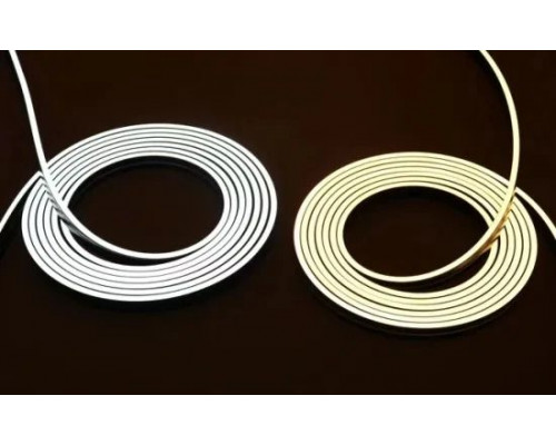 LED neon PROLUM™ 10x10, IP68, 12V, seria „ST”, alb cald, PRO