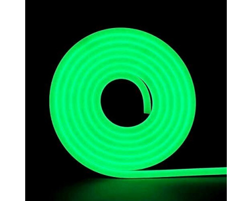 LED neon PROLUM™ 8x16, IP68, 12V, Seria „SF”, Verde, PRO